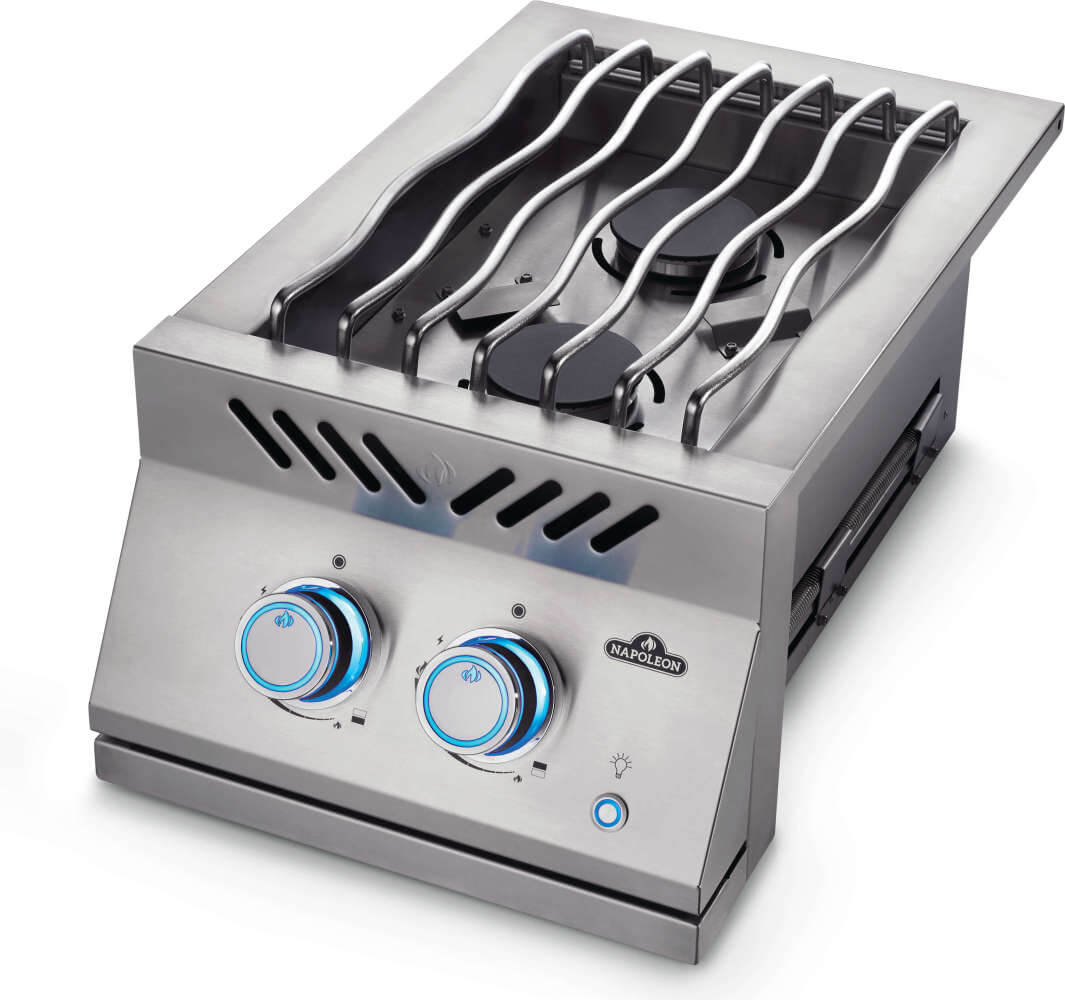 BBQ  Brûleur de cuisinière double (avant-arrière) pour série encastrée 700
