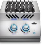 BBQ  Brûleur de cuisinière double (avant-arrière) pour série encastrée 700