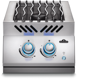 BBQ  Brûleur de cuisinière double (avant-arrière) pour série encastrée 700