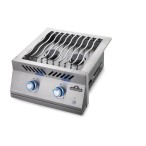 BBQ  Brûleur de cuisinière double pour série encastrée 700