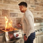 BBQ  Brûleur infrarouge double pour série encastrée 700