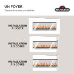 Foyer électrique Napoleon Astound 50 FlexMount