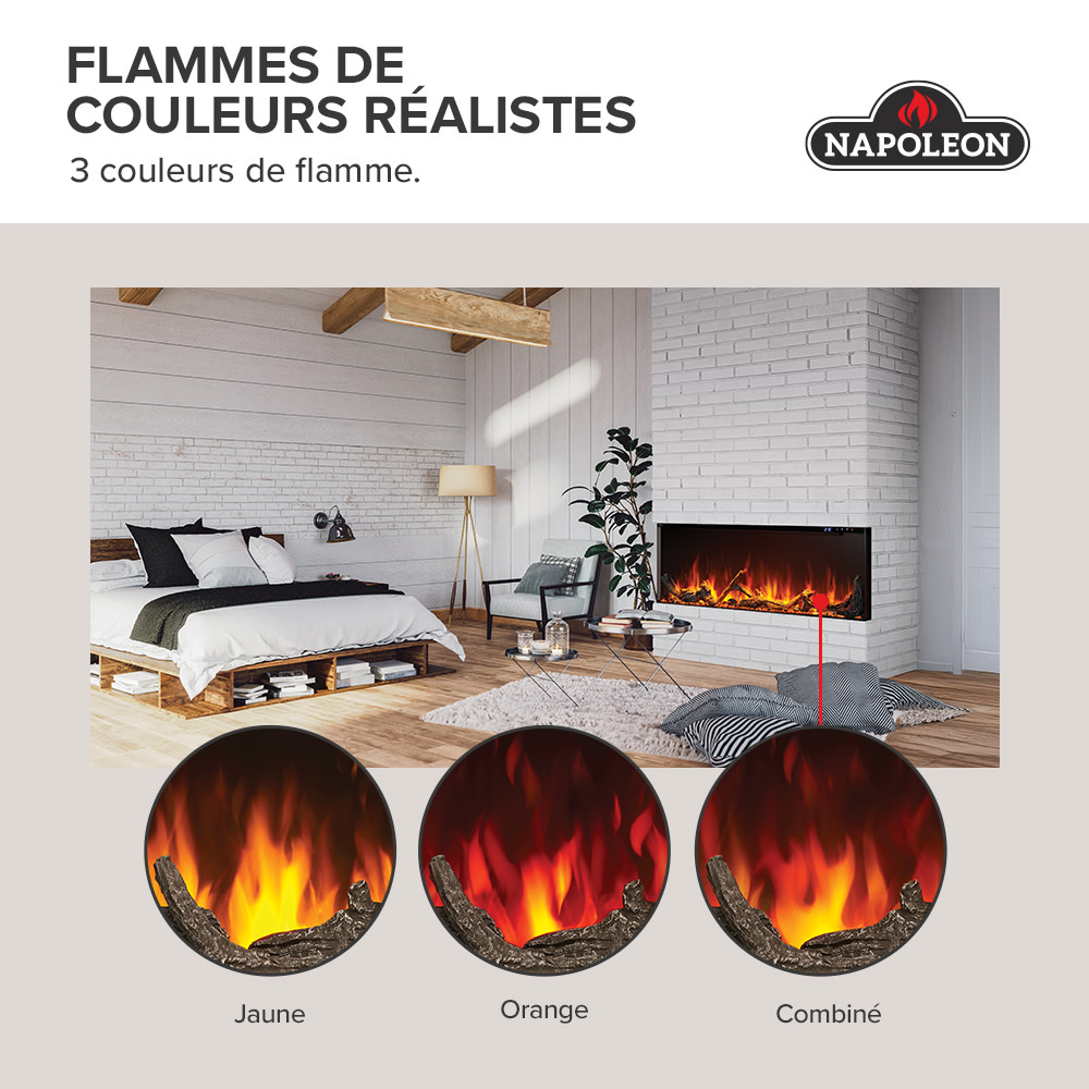 Foyer électrique Napoleon Astound 50 FlexMount