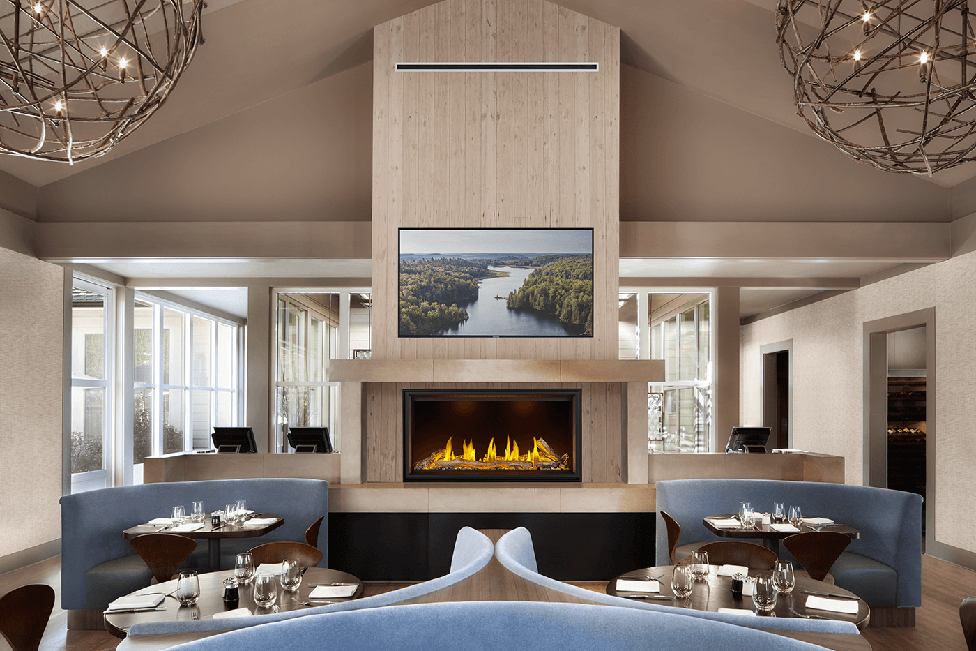 Foyer au gaz Napoleon Tall Linear Vector 50