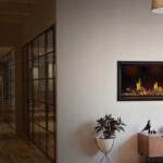 Foyer au gaz Napoleon Tall Linear Vector 50 with Luminous Logs