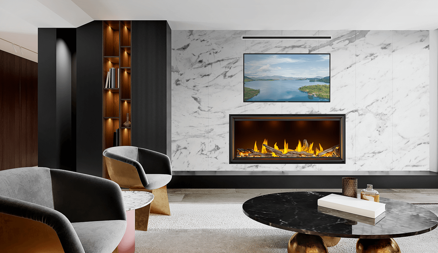 Foyer au gaz Napoleon Tall Linear Vector 62
