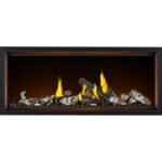 Foyer au gaz Napoleon Tall Linear Vector 62 with Luminous Logs