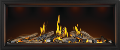 Foyer au gaz Napoleon Tall Linear Vector 62 with Luminous Logs