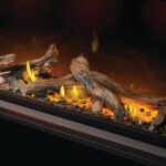 Foyer au gaz Napoleon Tall Linear Vector 62 with Luminous Logs