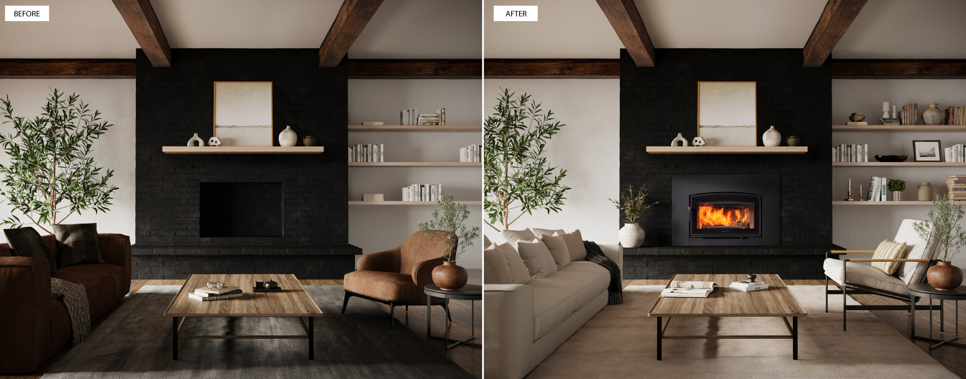 Foyer au bois inserts Regency i3000R